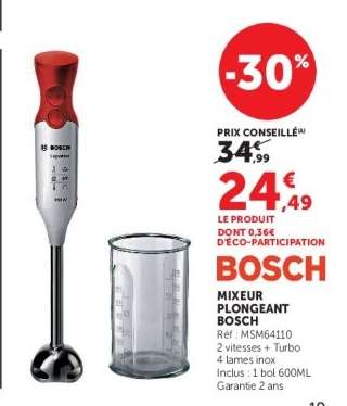 MIXEUR PLONGEANT “BOSCH”