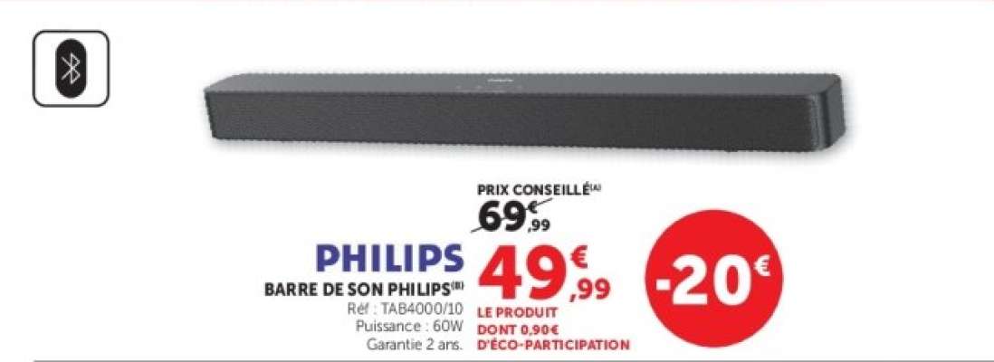 PHILIPS Barre de Son
