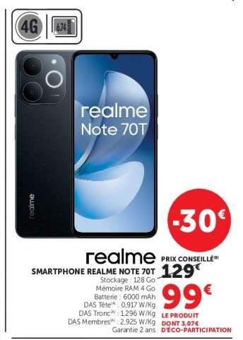 SMARTPHONE REALME NOTE 70T