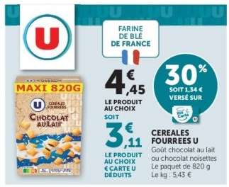 CEREALES FOURREES U