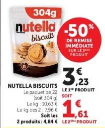 NUTELLA BISCUITS