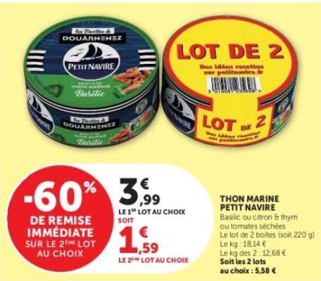 THON MARINE PETIT NAVIRE