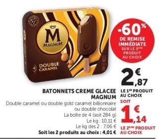 BATONNETS CREME GLACEE MAGNUM