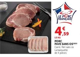 Porc Pavé Sans Os