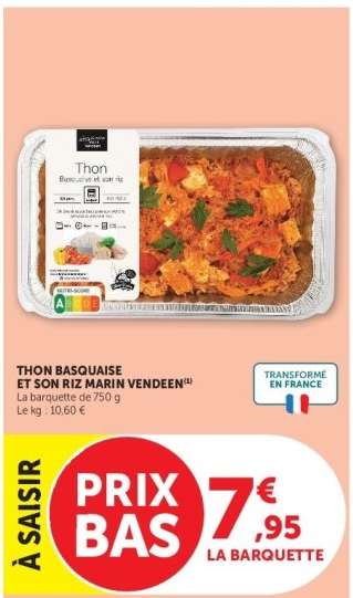 THON BASQUAISE ET SON RIZ MARIN VENDEEN