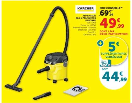 ASPIRATEUR EAU & POUSSIÈRES KARCHER