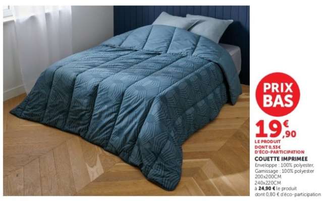 Couette Imprimée