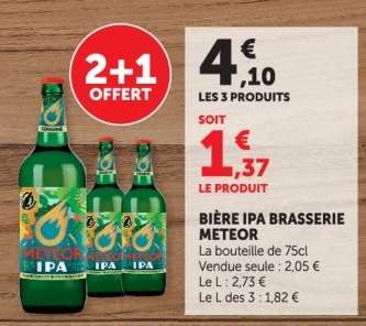 BIÈRE IPA BRASSERIE METEOR