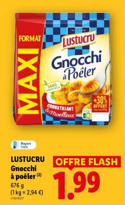 LUSTUCRU Gnocchi à poêler