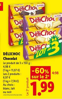DÉLICHOC Chocolat