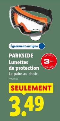 PARKSIDE Lunettes de protection
