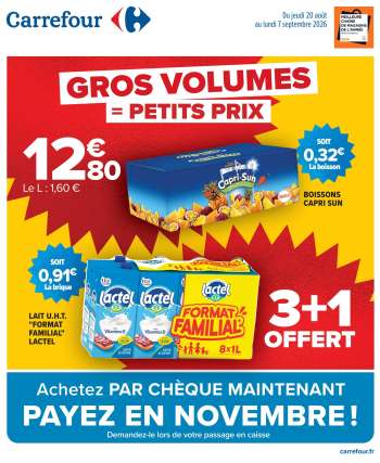 Catalogue Carrefour Hypermarchés - 20/08/2026 - 07/09/2026.