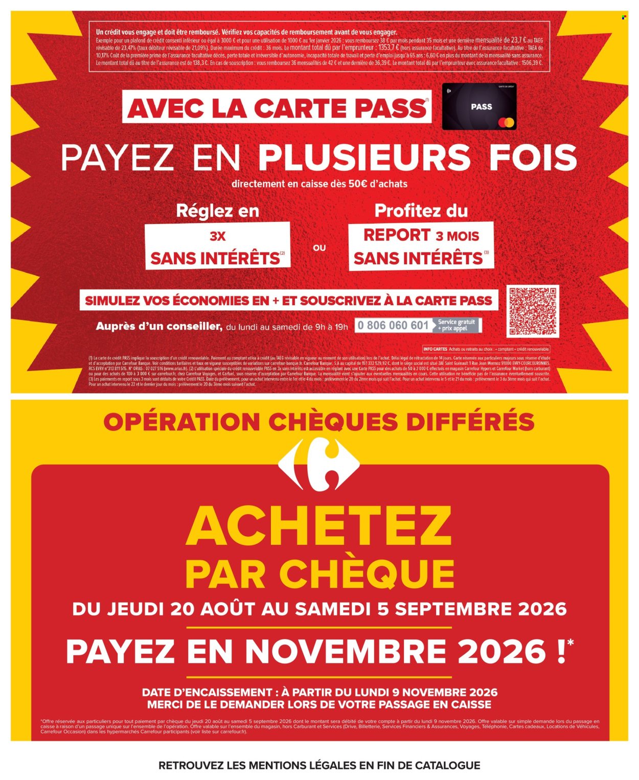 Catalogue Carrefour Hypermarchés - 20/08/2026 - 07/09/2026. Page 26