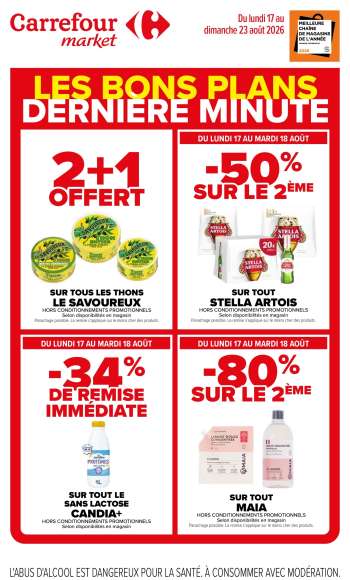 Catalogue Carrefour Market - 17/08/2026 - 23/08/2026.