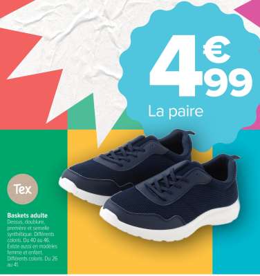 Baskets adulte