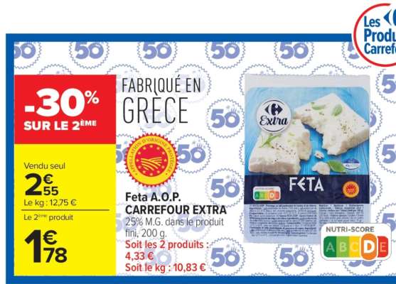 Feta A.O.P. CARREFOUR EXTRA