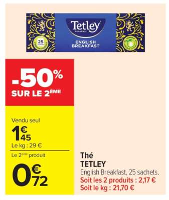 Thé TETLEY
