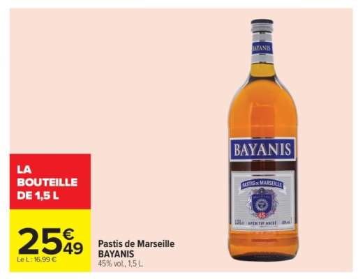 Pastis de Marseille Bayanis