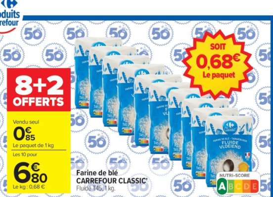 Farine de Blé Carrefour Classic