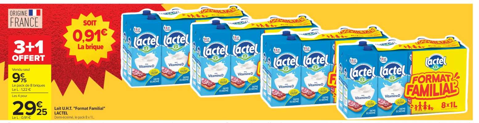 LACTEL "Format Familial"