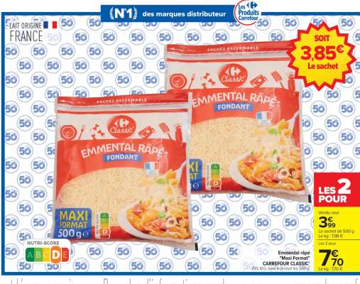 Emmental râpé «Maxi Format»