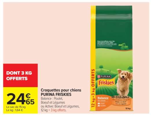 Croquettes pour chiens PURINA FRISKIES