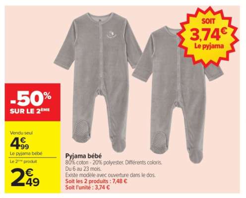 Pyjama bébé