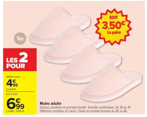 Mules adulte