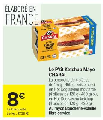 Le P'tit Ketchup Mayo Charal