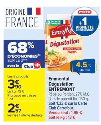 Emmental Dégustation ENTREMONT