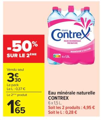 Eau Minérale Naturelle Contrex