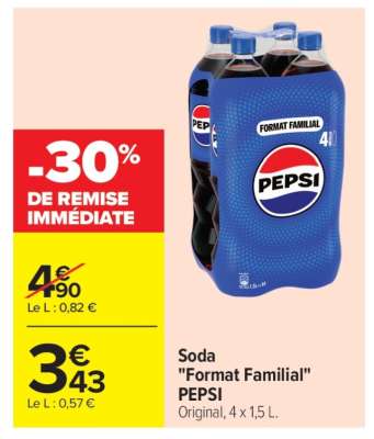 Soda "Format Familial" PEPSI
