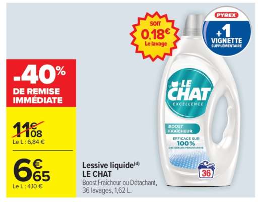 LESSIVE LIQUIDE "LE CHAT"