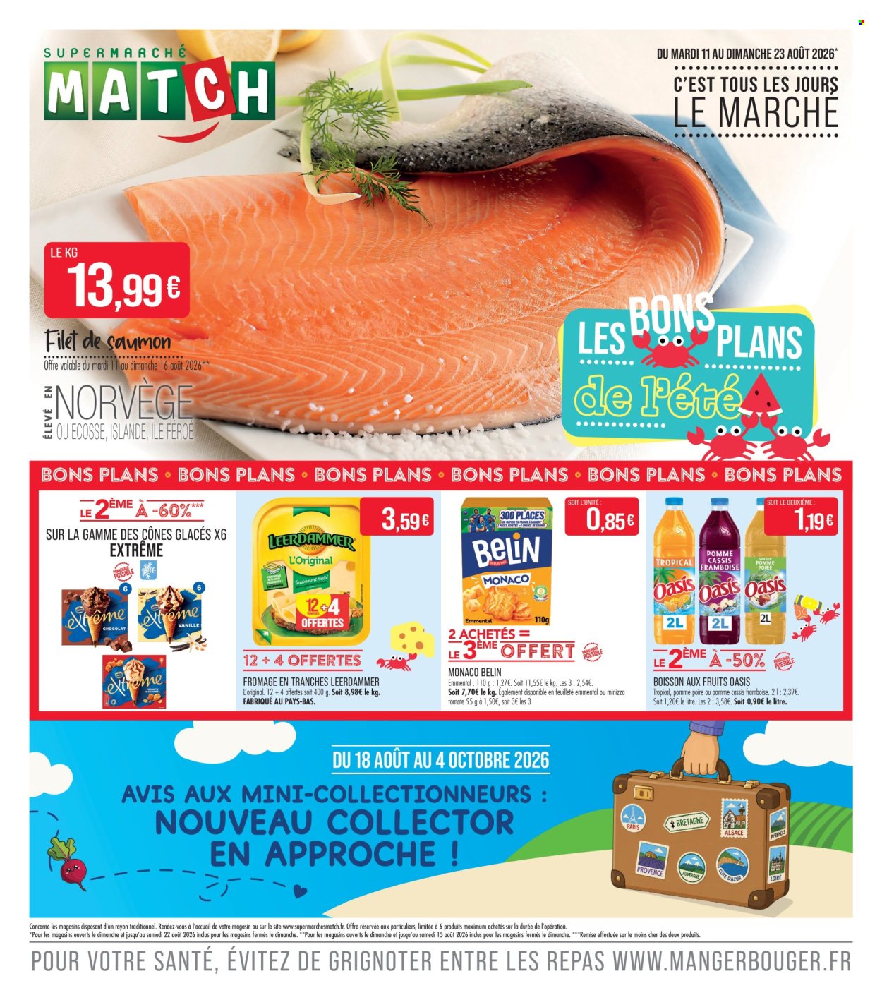 Catalogue Supermarché Match - 11/08/2026 - 23/08/2026. Page 1