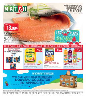 Catalogue Supermarché Match - 11/08/2026 - 23/08/2026.
