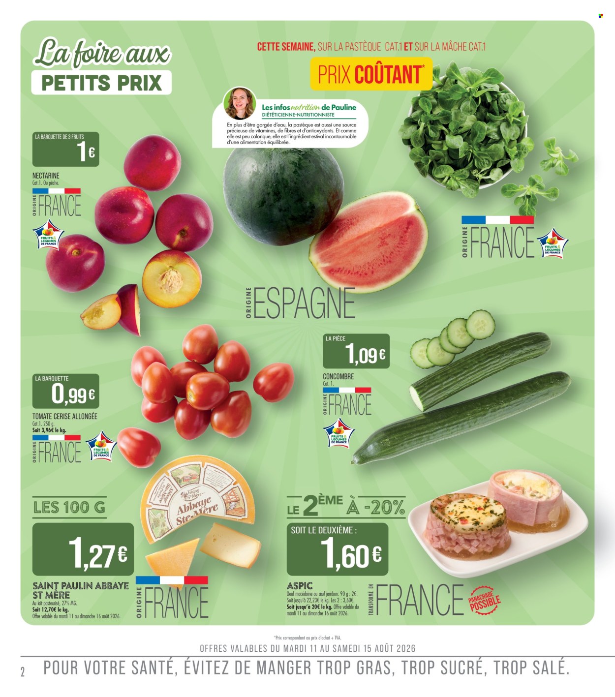 Catalogue Supermarché Match - 11/08/2026 - 23/08/2026. Page 2