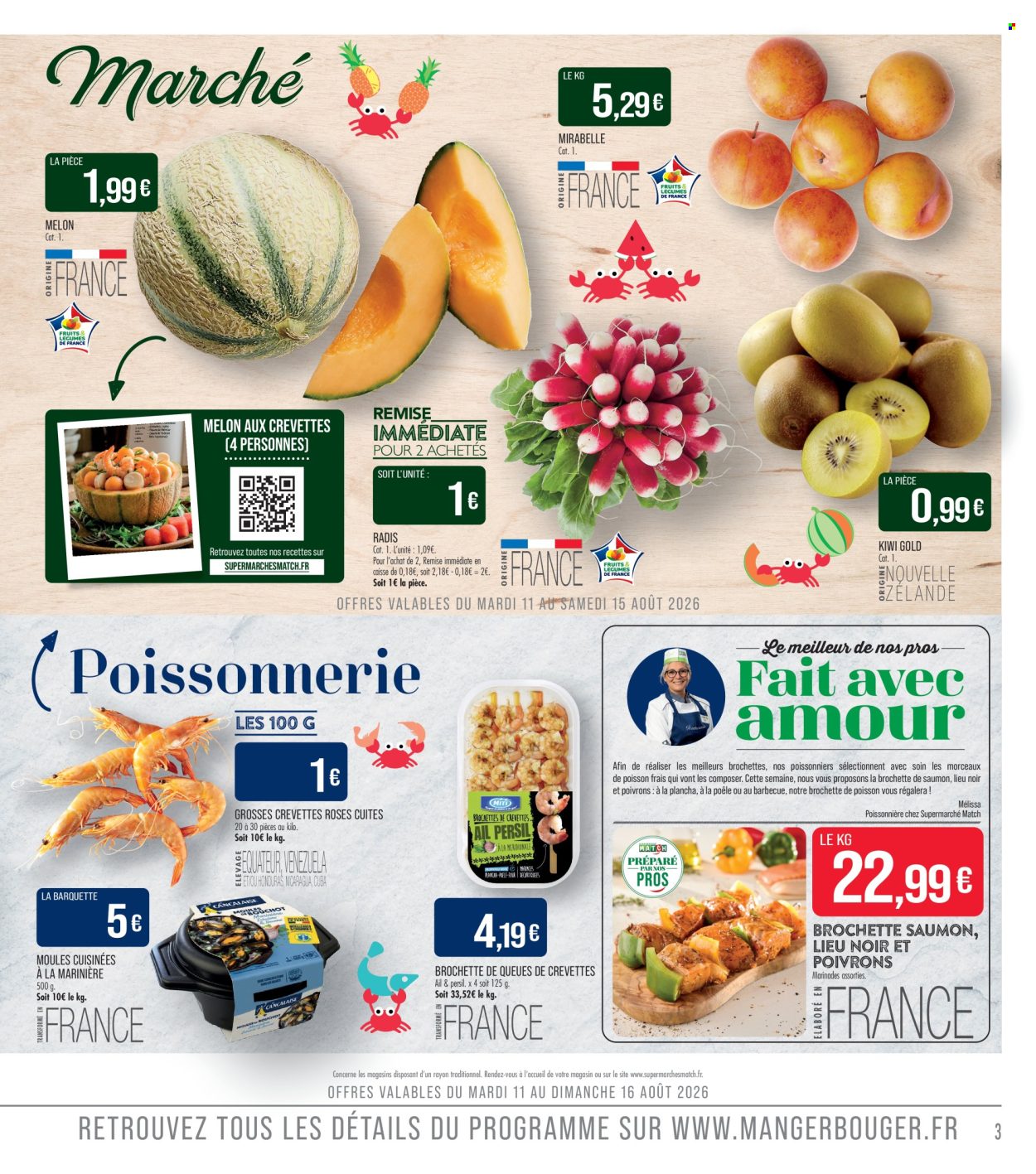 Catalogue Supermarché Match - 11/08/2026 - 23/08/2026. Page 3