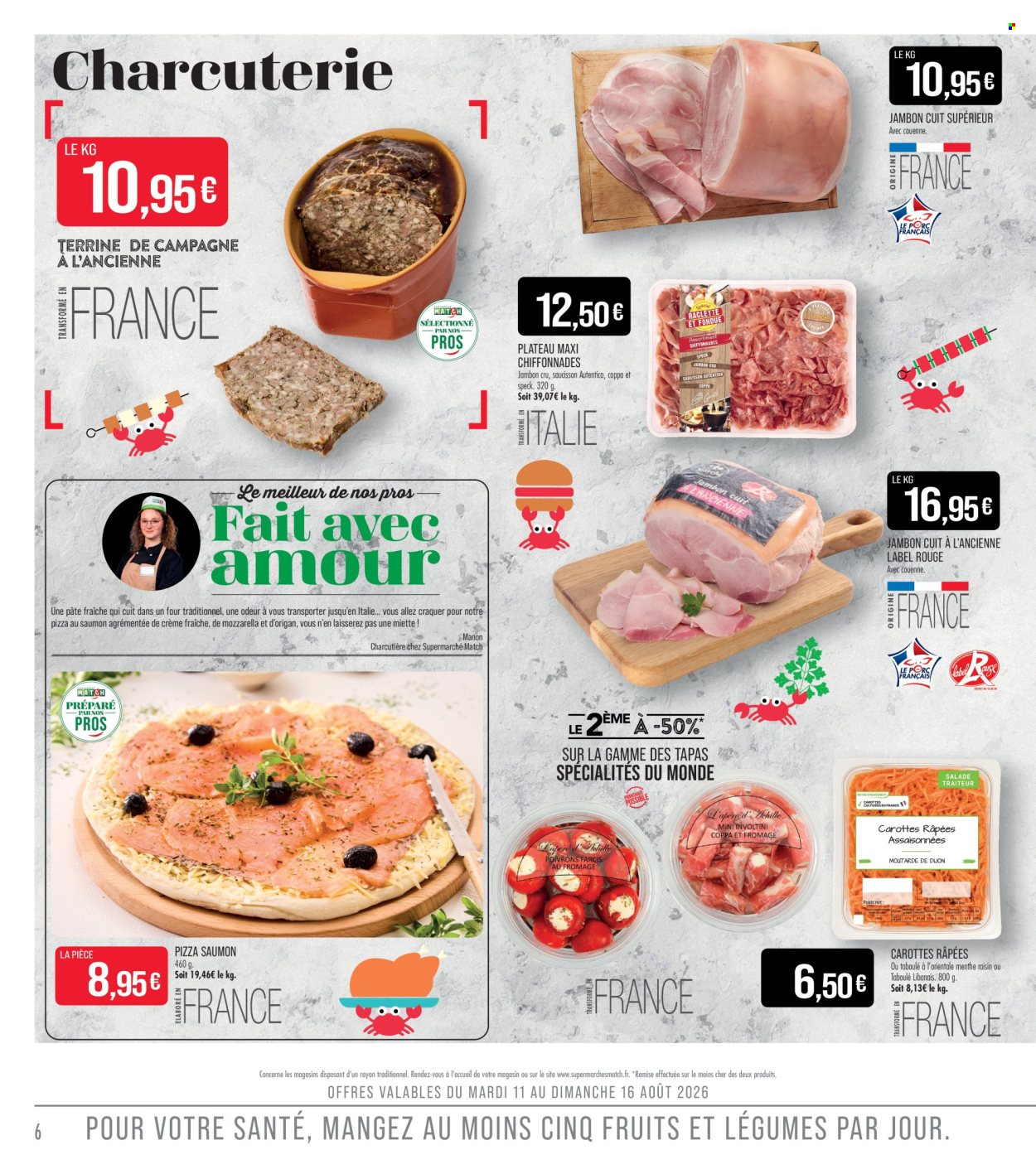Catalogue Supermarché Match - 11/08/2026 - 23/08/2026. Page 6