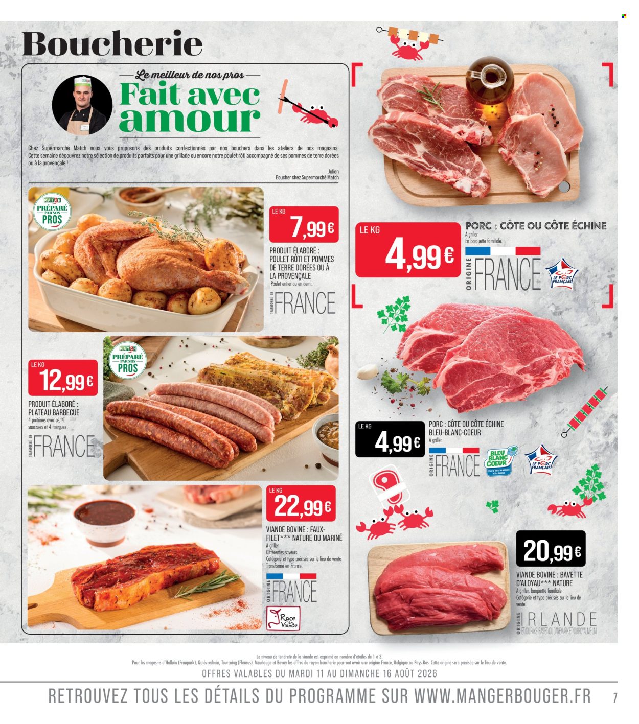 Catalogue Supermarché Match - 11/08/2026 - 23/08/2026. Page 7