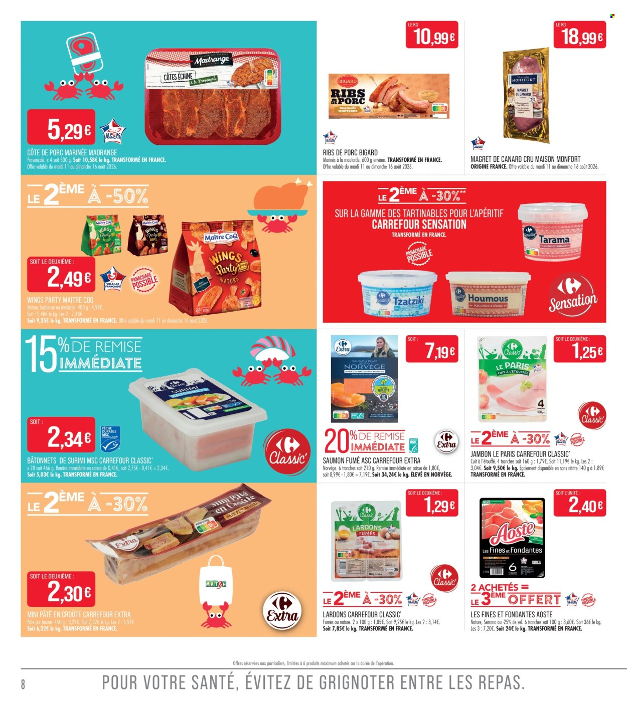Catalogue Supermarché Match - 11/08/2026 - 23/08/2026. Page 8