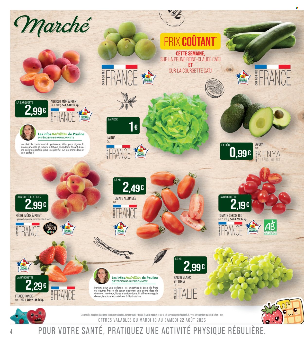 Catalogue Supermarché Match - 18/08/2026 - 30/08/2026. Page 4