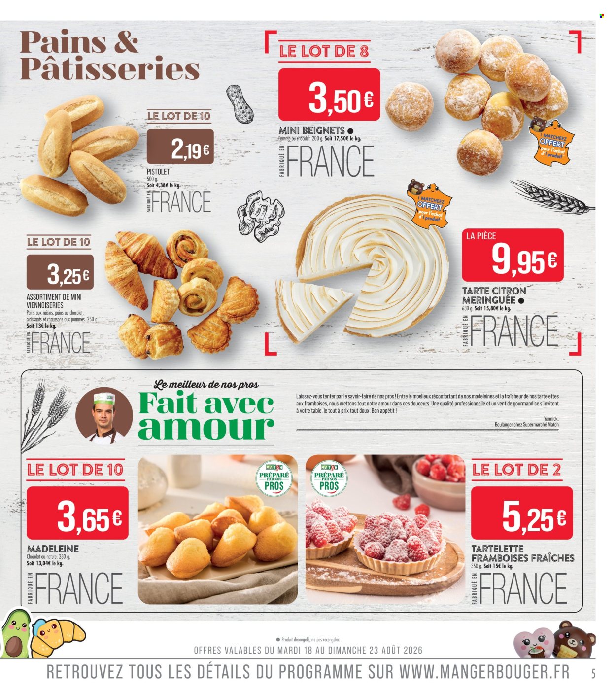 Catalogue Supermarché Match - 18/08/2026 - 30/08/2026. Page 5