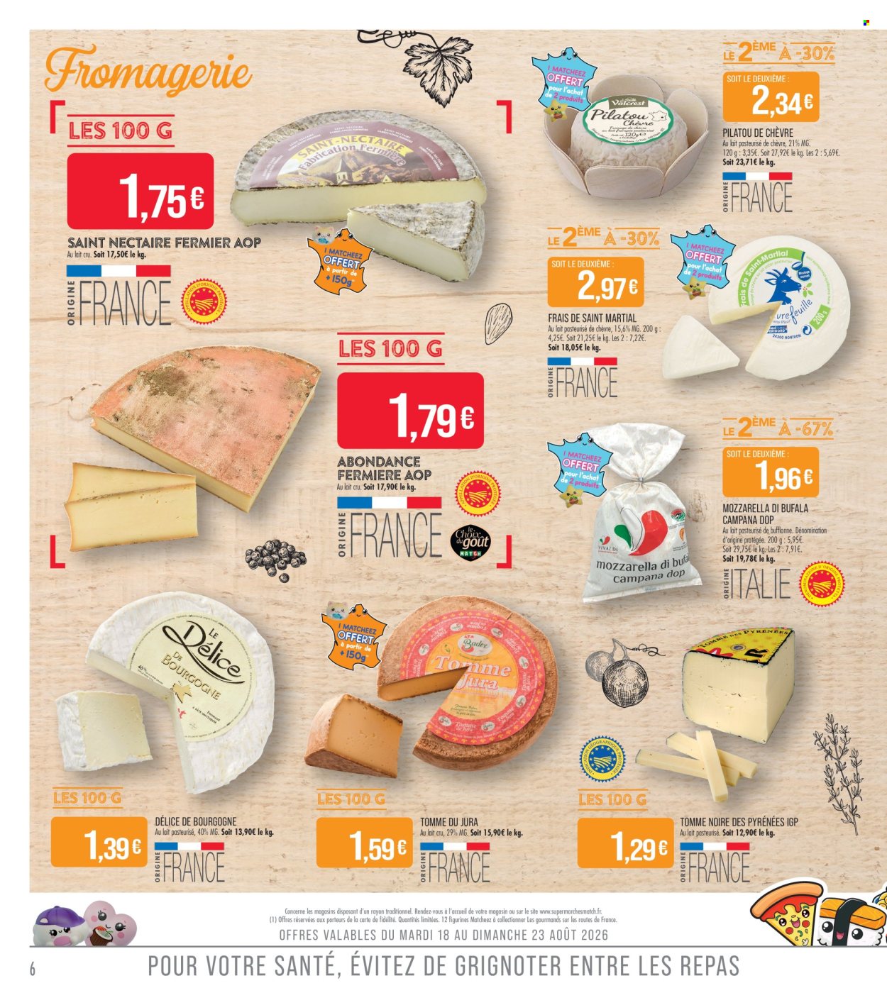 Catalogue Supermarché Match - 18/08/2026 - 30/08/2026. Page 6