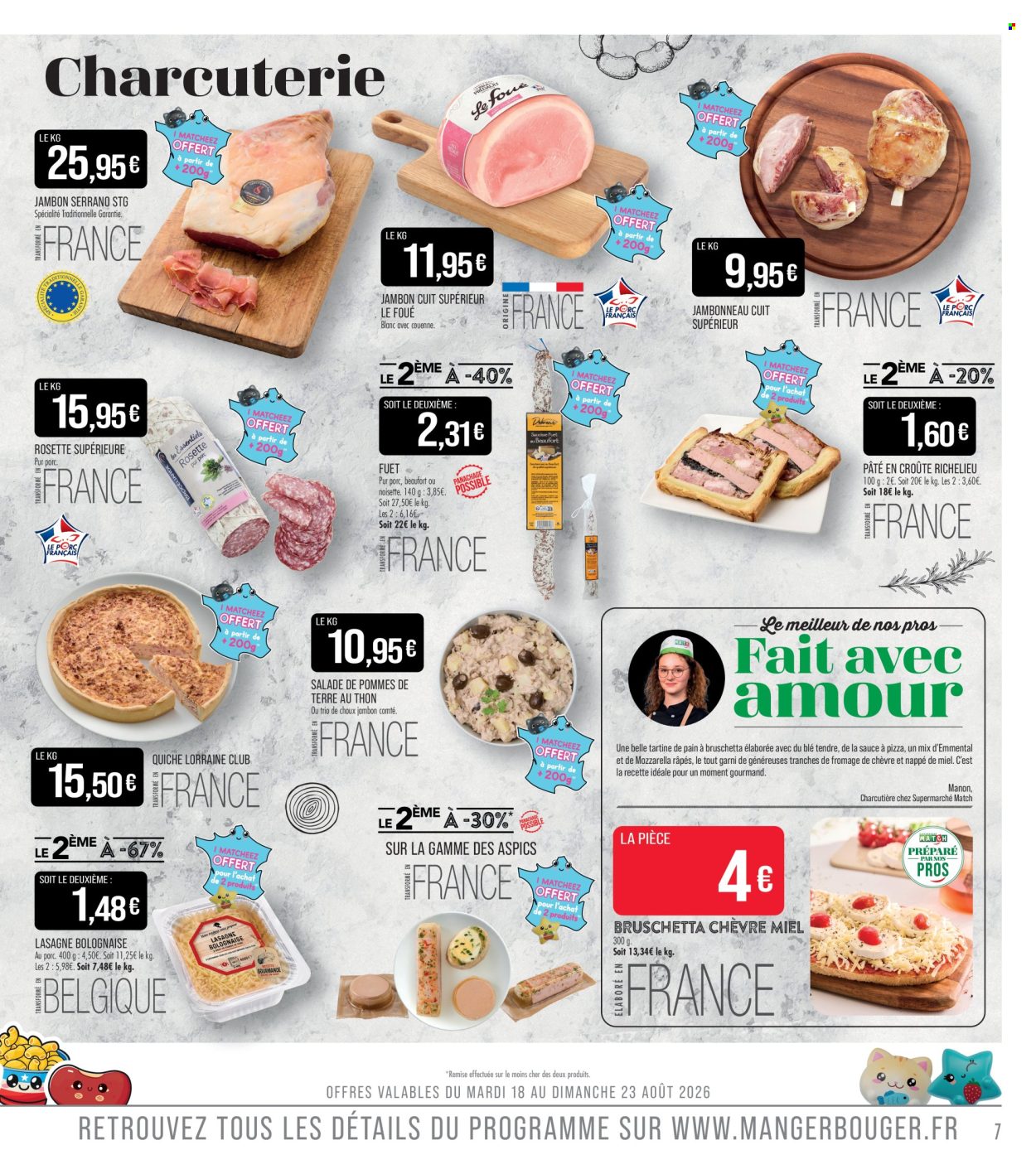 Catalogue Supermarché Match - 18/08/2026 - 30/08/2026. Page 7