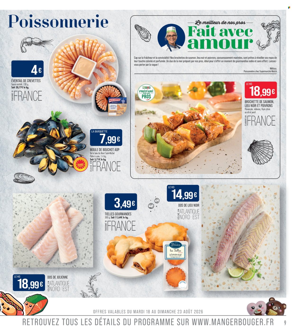 Catalogue Supermarché Match - 18/08/2026 - 30/08/2026. Page 9