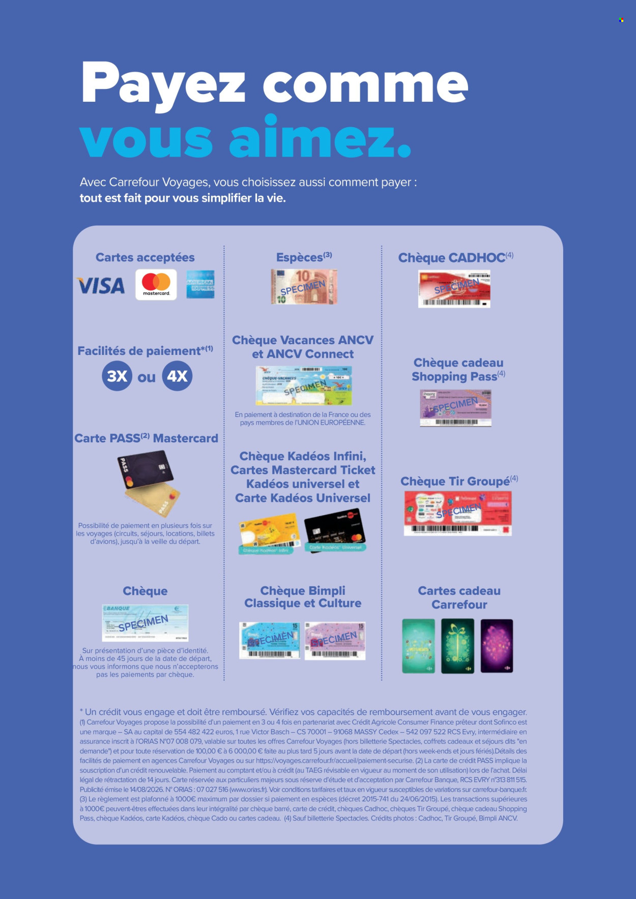 Catalogue Carrefour - 14/08/2026 - 30/10/2026. Page 59