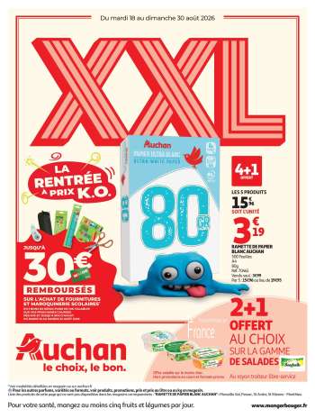 Catalogue Auchan - 18/08/2026 - 30/08/2026.