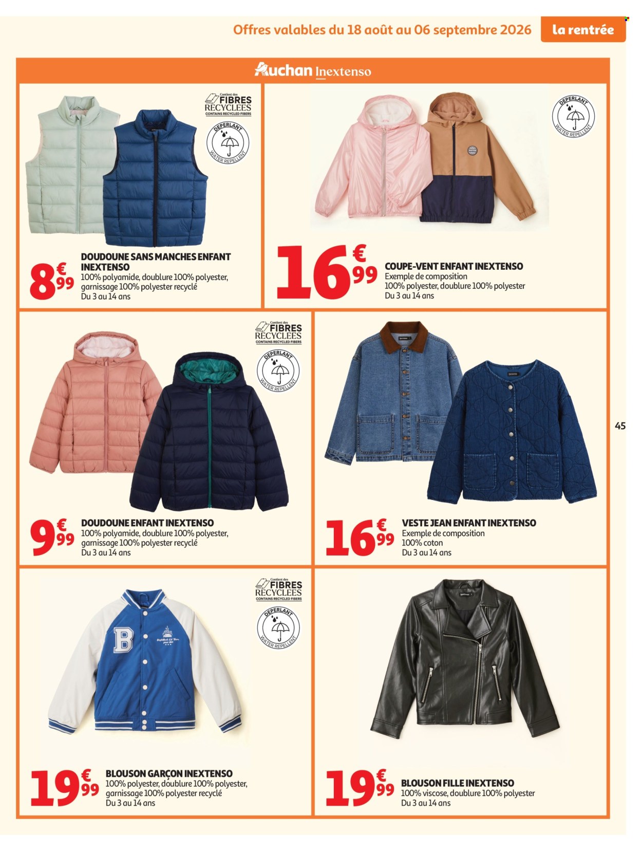 Catalogue Auchan - 18/08/2026 - 30/08/2026. Page 45