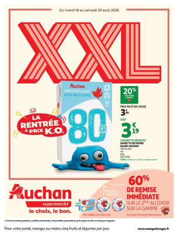 Catalogue Auchan - 18/08/2026 - 29/08/2026.