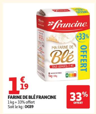 Farine De Blé Francine